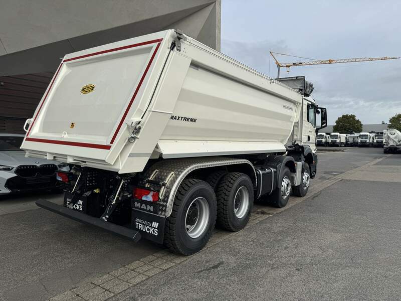 MAN TGS 41.480 BB CH  8x4 Retarder, GSR Meiller Kippmulde P436